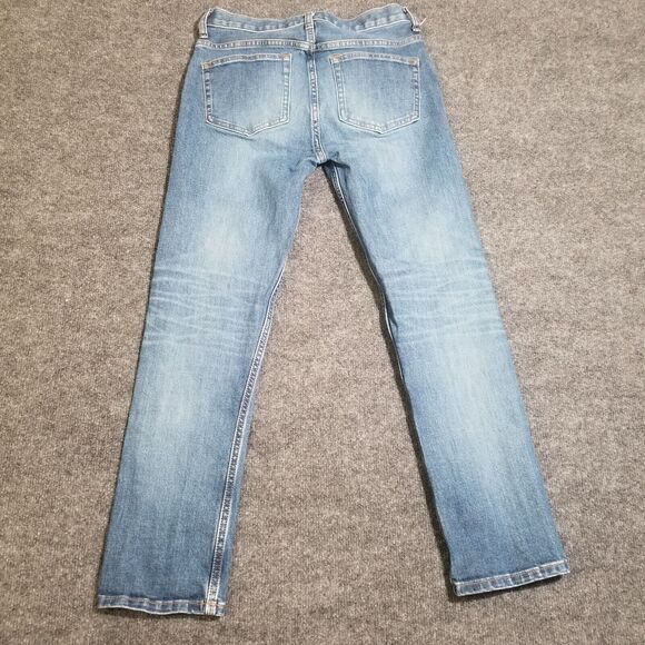 EVERLANE Relaxed Straight Fit Womens Jeans Medium Wash Size 27 Regula90's - Picture 2 of 7